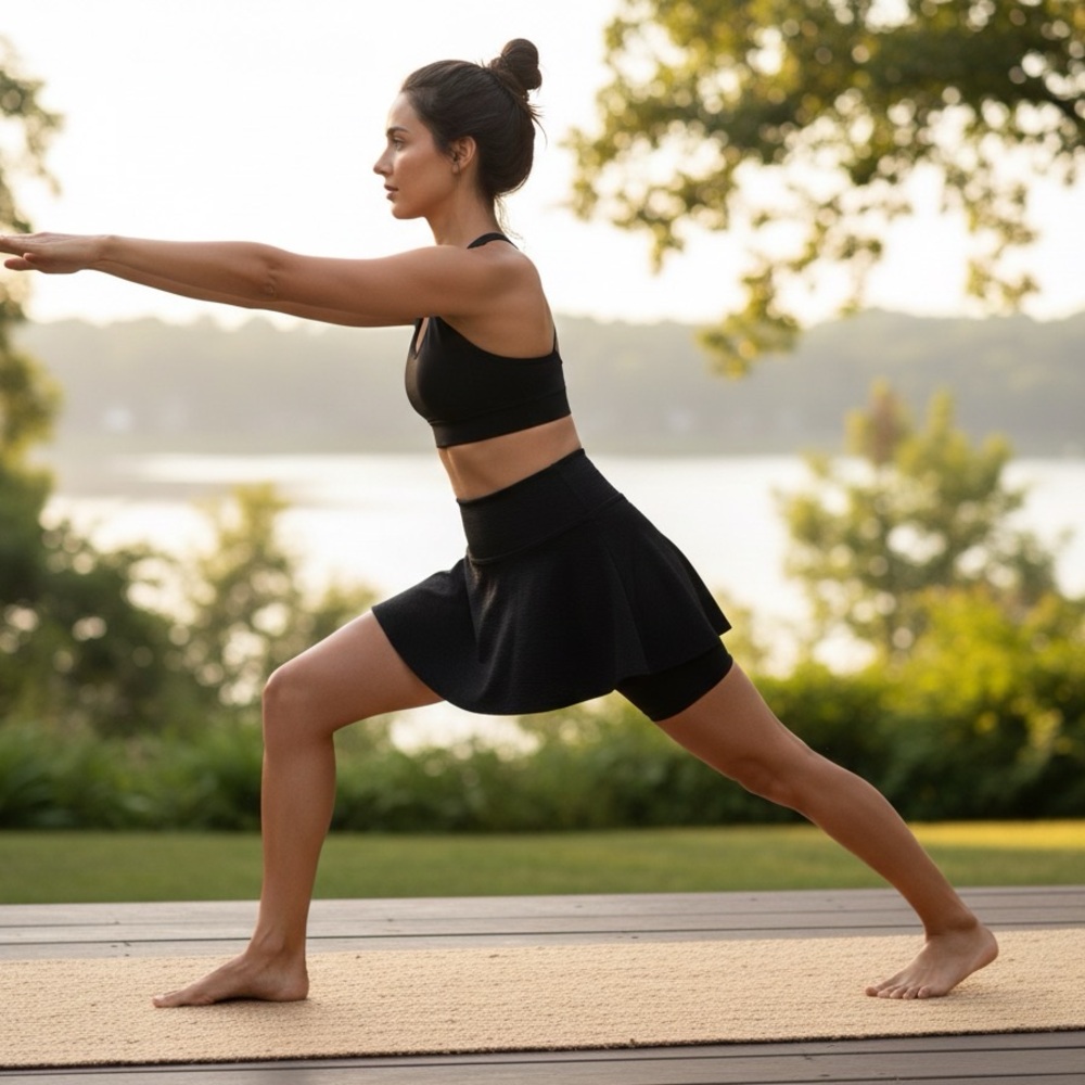 Beyond Yoga High Waisted Black/Charcoal Yoga Skort Size XS, Sustain Performance